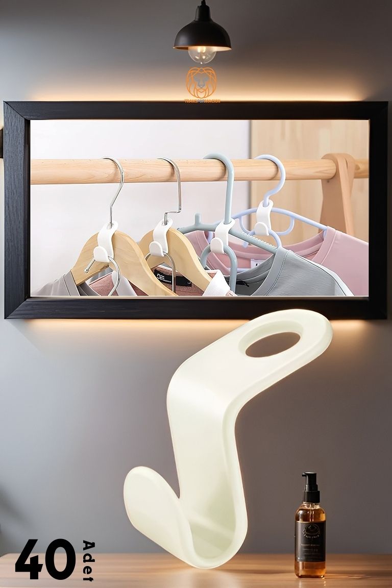 Askı Çoklayıcı Kanca 40 ADET 