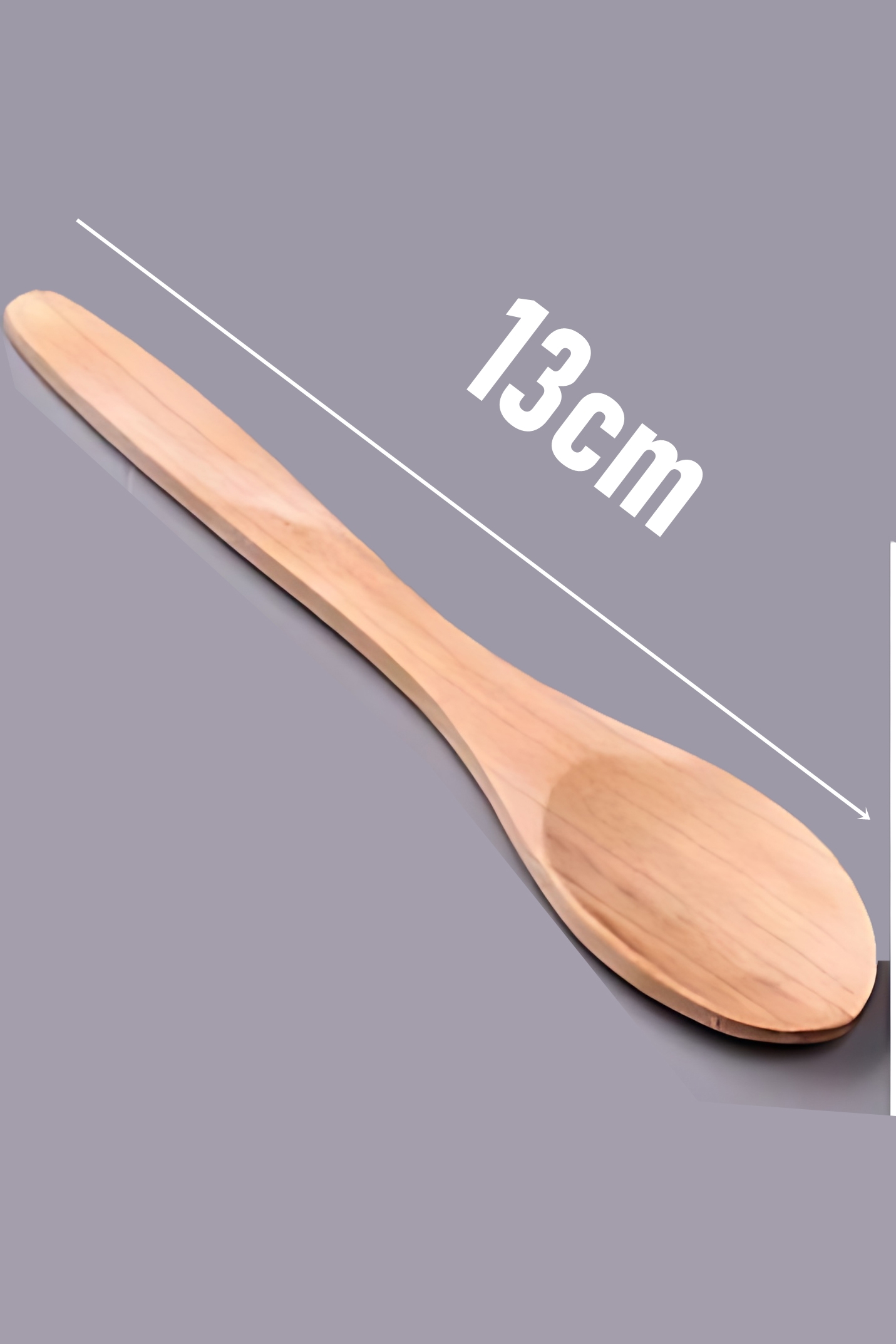 Doğal Gürgen Bebek Mama ve Hazırlık Kaşığı – 13 cm, Mini Boy, Şık ve Pratik  722255