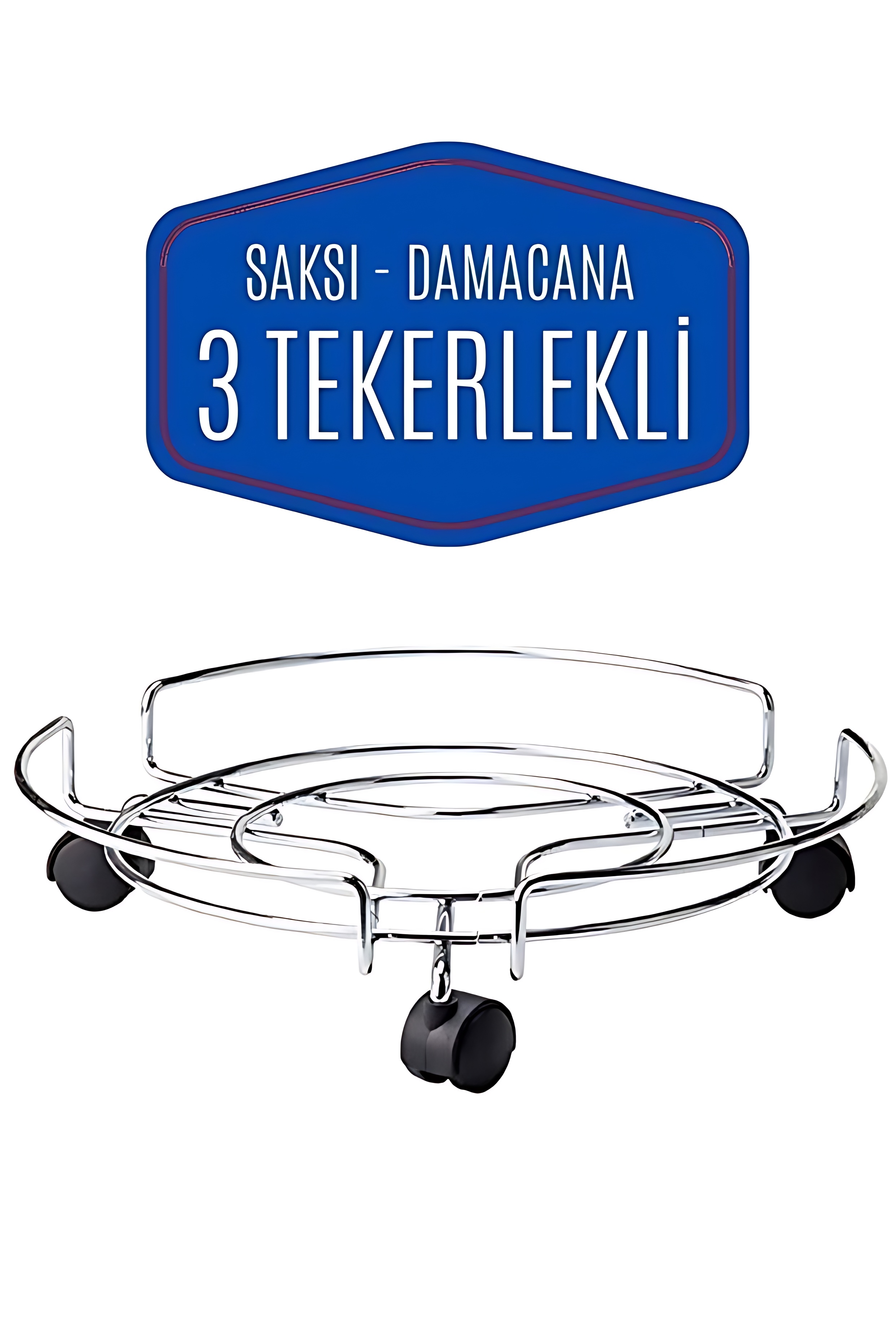 Tekerlekli Saksı Tüp Damacana Altlığı - Taşıyıcı Mutfak Tüpü Taşıyıcı 423534