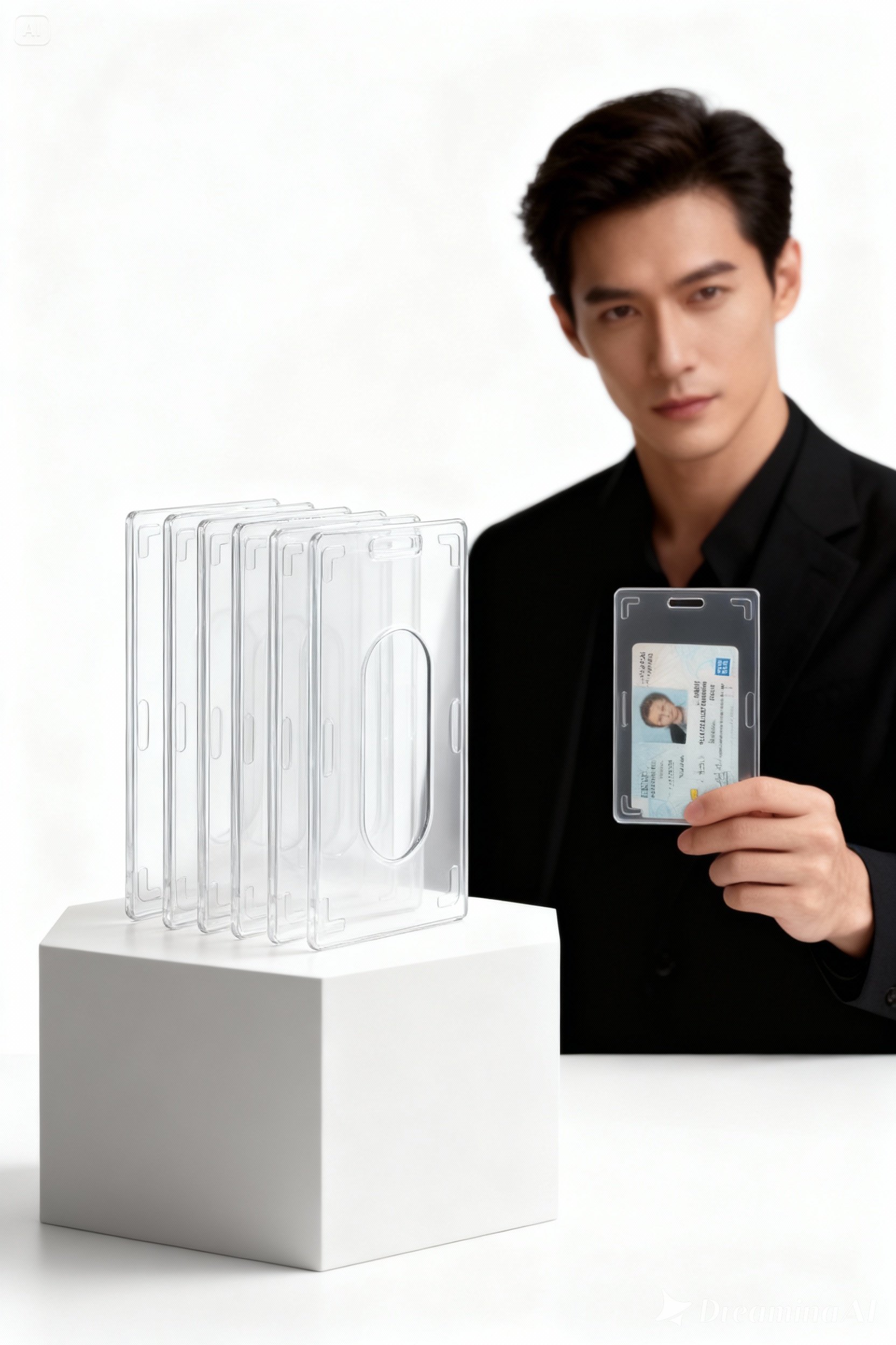 5’li PVC Kartlık – Ehliyet, Kimlik, Kredi Kartı Koruyucu Şeffaf Plastik Kılıf 427980