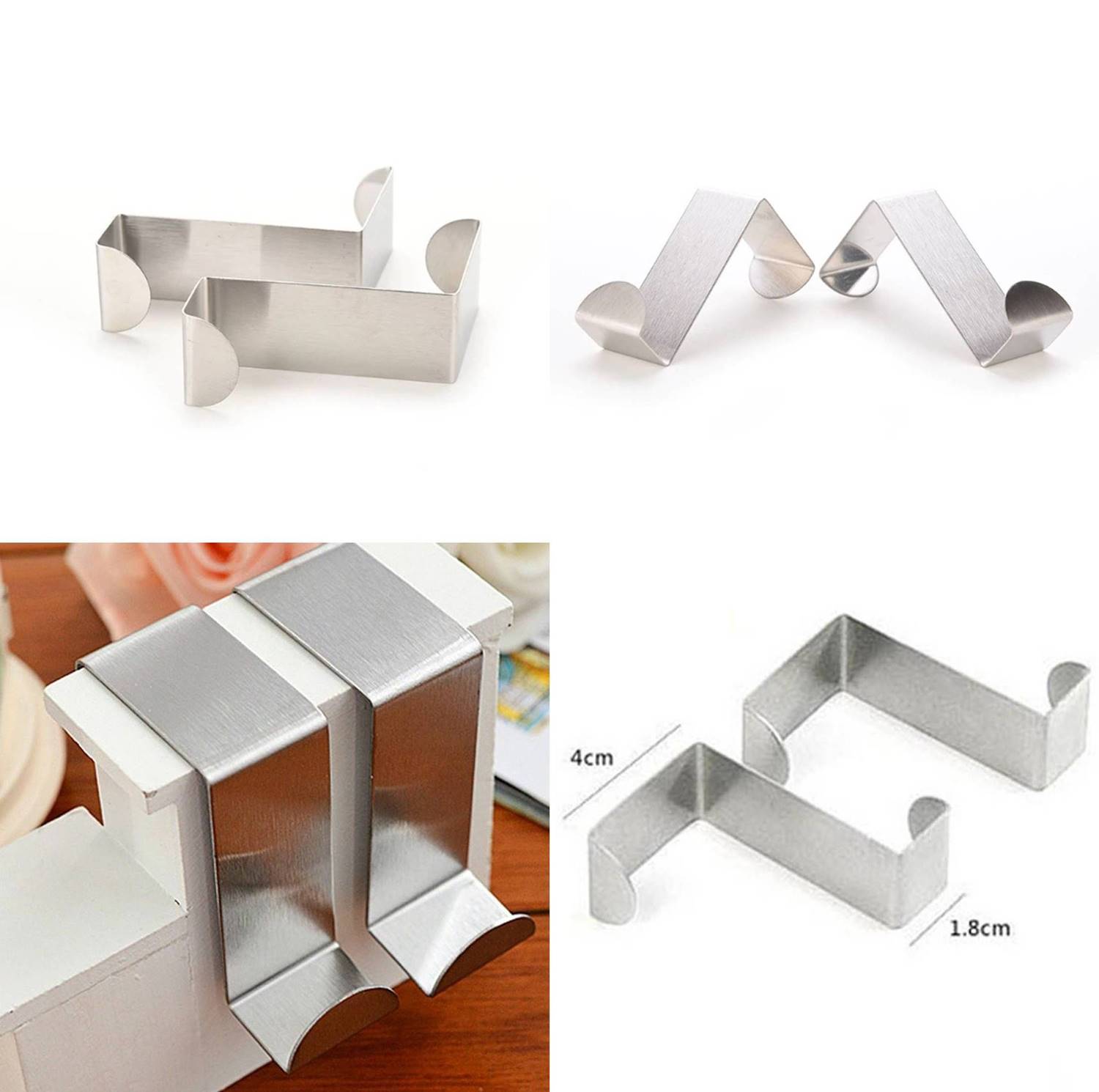 TransForMacion 6 Adet Z Tip Metal Kapı Askısı 711877