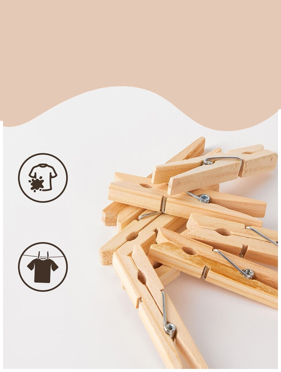 Ahşap Çamaşır Mandalı 144 ADET 714299