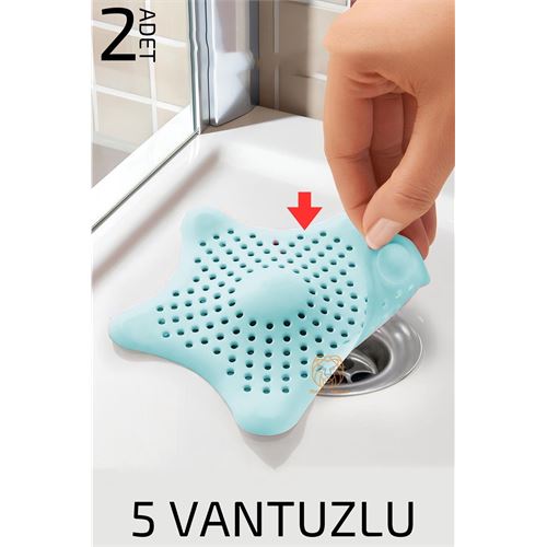 TransForMacion Vantuzlu Lavabo Gider Süzgeci Multi Kullanım 2 li 714356	