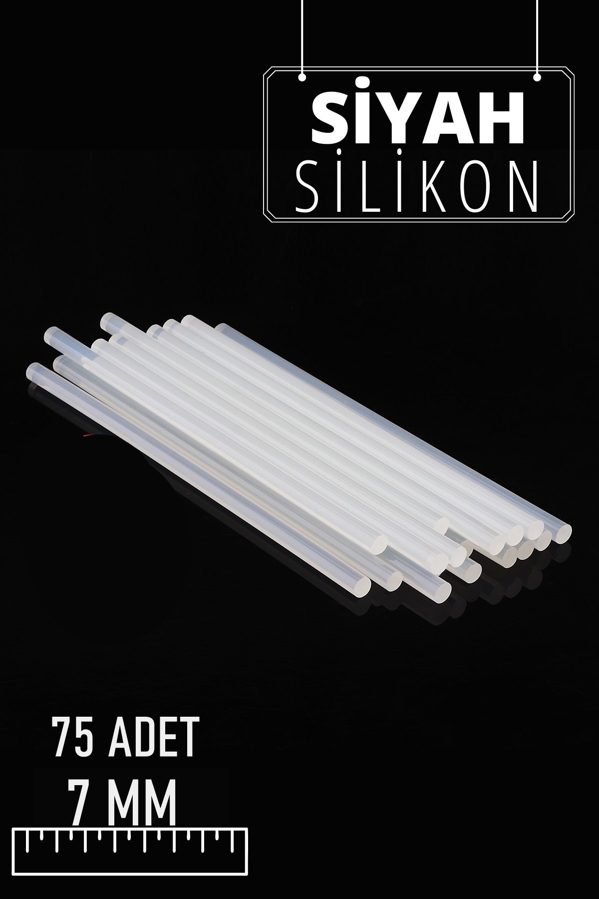 7 mm 75 Adet Sıcak Silikon 714438