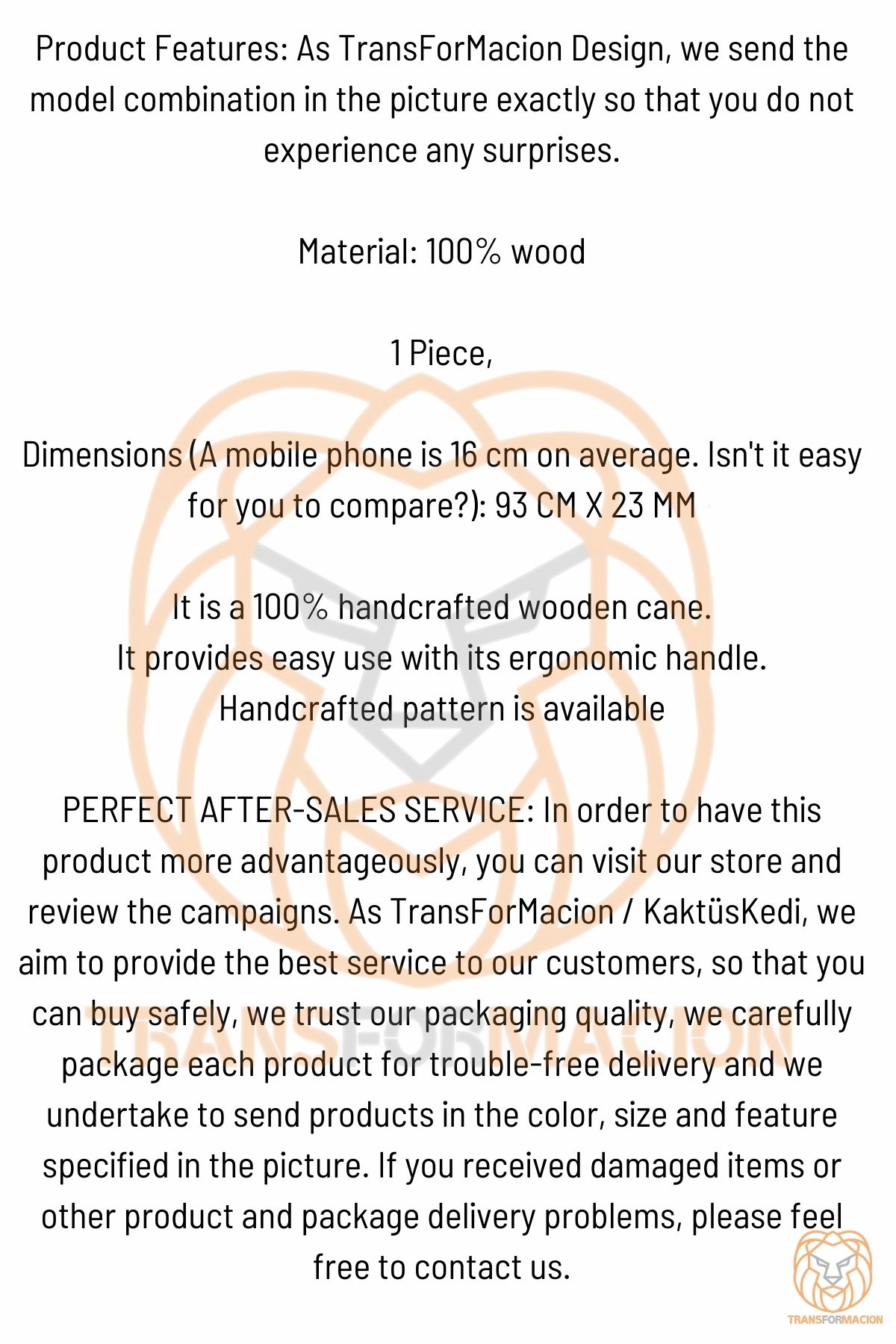 El İşçiliği Ahşap Baston İşlemeli Şık ve Dayanıklı Yürüme Bastonu 714476