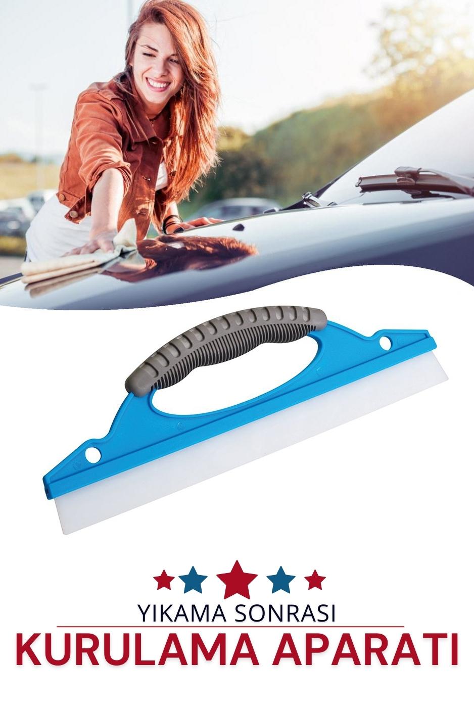Oto Yıkama Sonrası Çekerek Kurulama Aparatı 