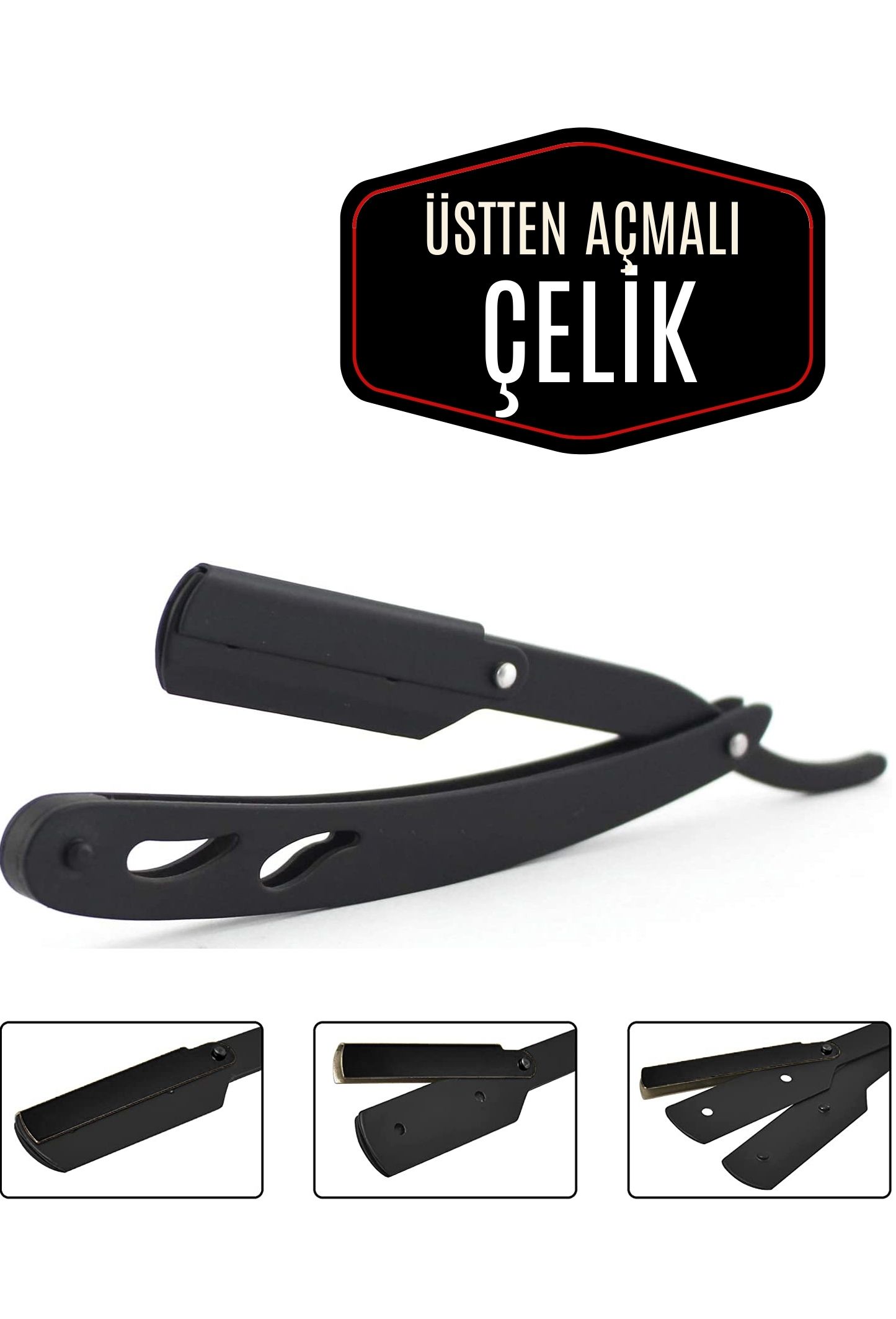 Nano Absolute Black Çelik Ustura Kutulu Set 714603