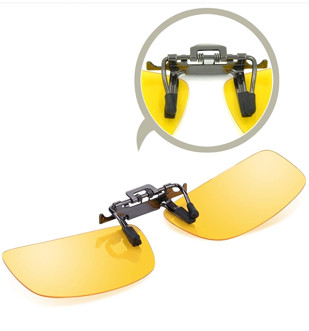 TransForMacion Gece Gündüz Sürüş Gözlük İlavesi Clip-On Polarize 714854