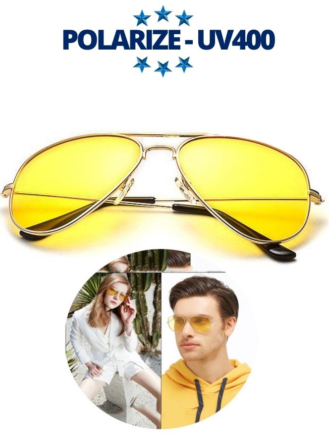 TransForMacion Polarize UV400 Sarı Camlı Güneş Gözlüğü 714856