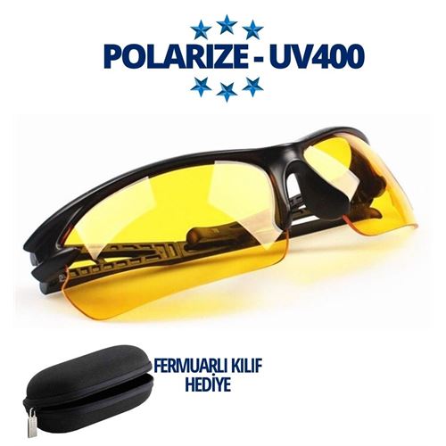 TransForMacion Polarize UV400 Sarı Camlı Güneş Gözlüğü 