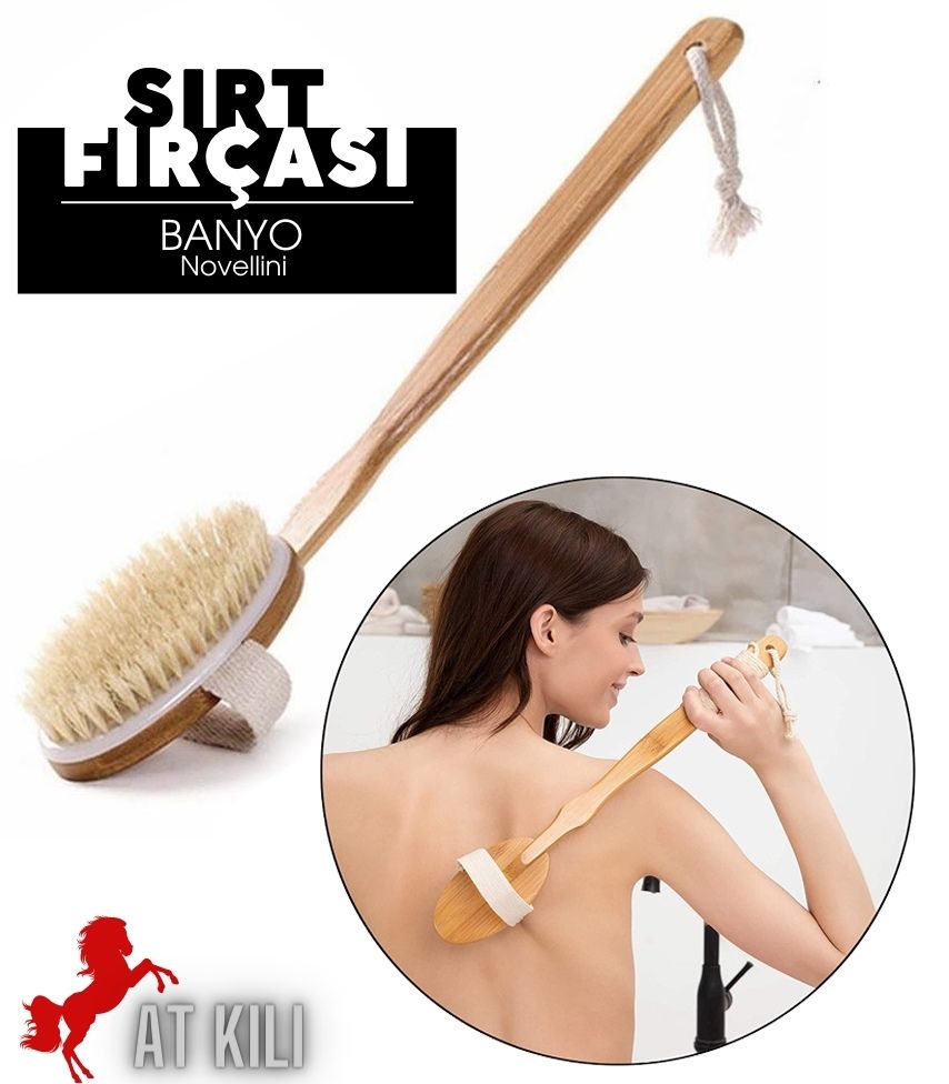 Novellini Doğal Banyo Sırt ve Selülit Fırçası 716166