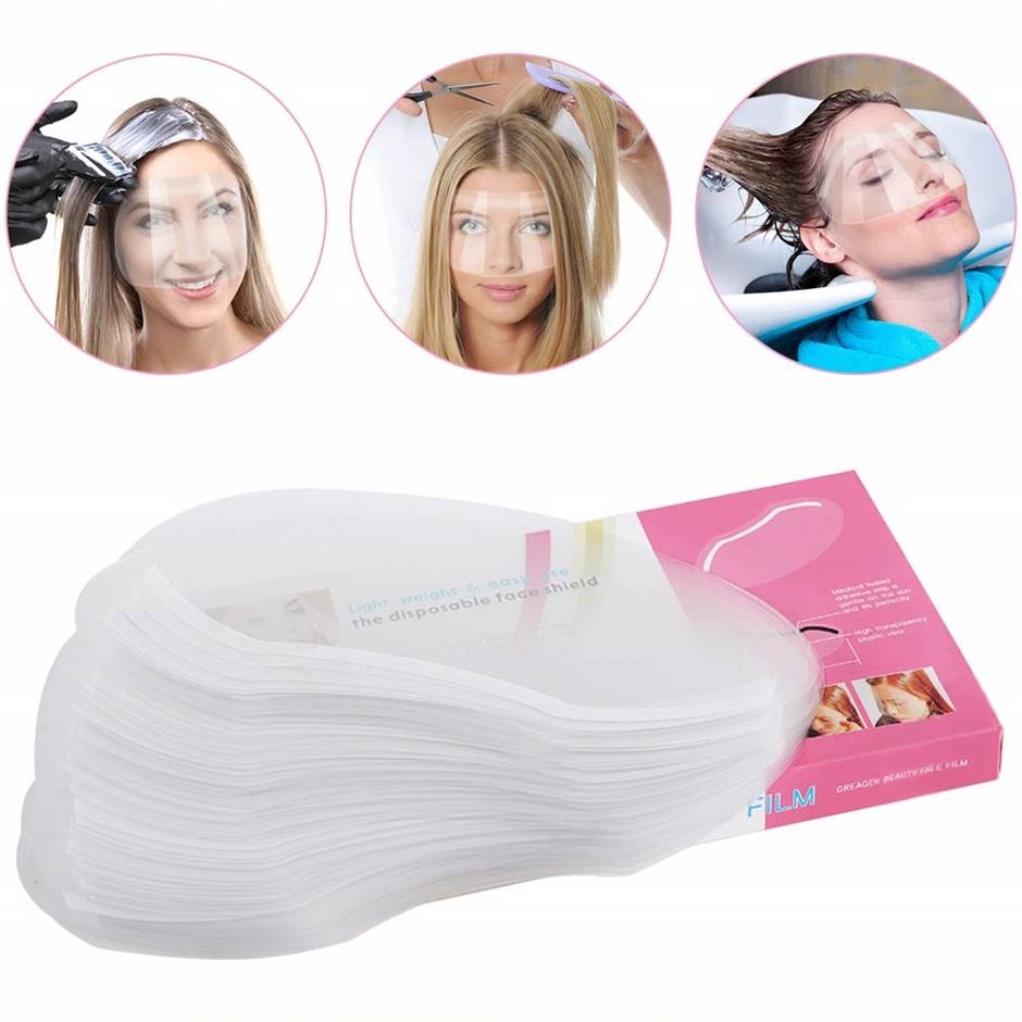 50 Adet Saç Kesimi Duş Makyaj Yüz Koruma Siperliği 716414