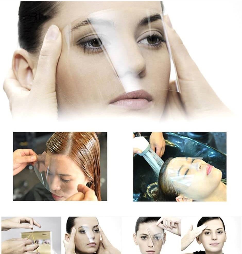 50 Adet Saç Kesimi Duş Makyaj Yüz Koruma Siperliği 716414