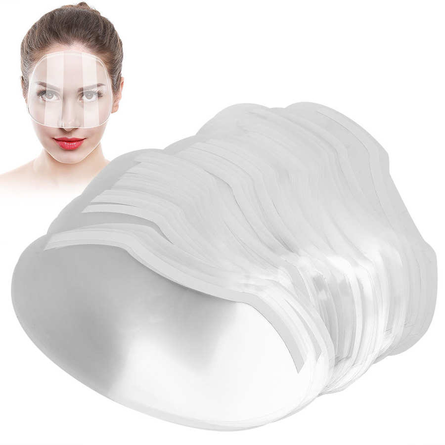 50 Adet Saç Kesimi Duş Makyaj Yüz Koruma Siperliği 716414