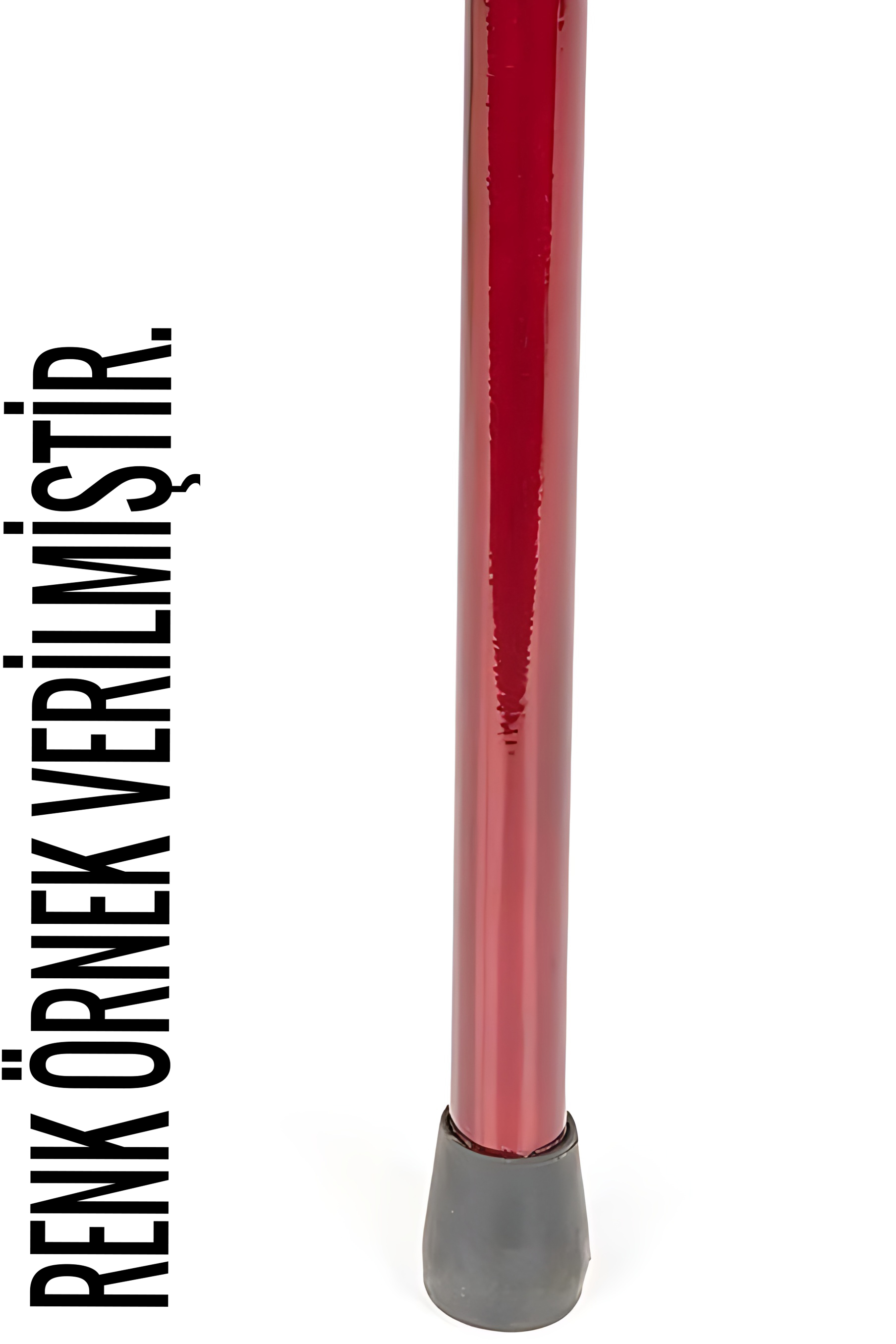 Yükseklik Ayarlanabilir GRİ  Metal Baston - 7 Kademe Ayarlı Ergonomik Denge Desteği + 2 Yedek Uç 716433