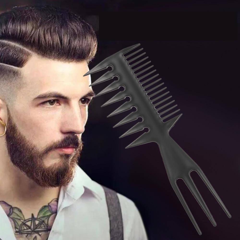 3 Modelli Geniş Dişli Saç Şekillendirme Tarağı - Saç Ayırıcı Tarak Stil ve Wax Tarağı 716458