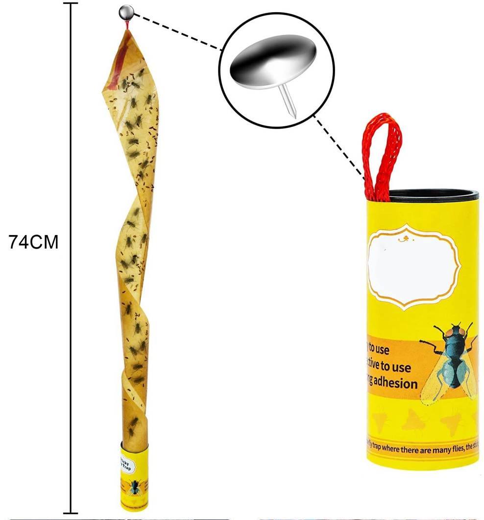 12 Adet Yapışkanlı Sinek Kapanı 74 cm 716516