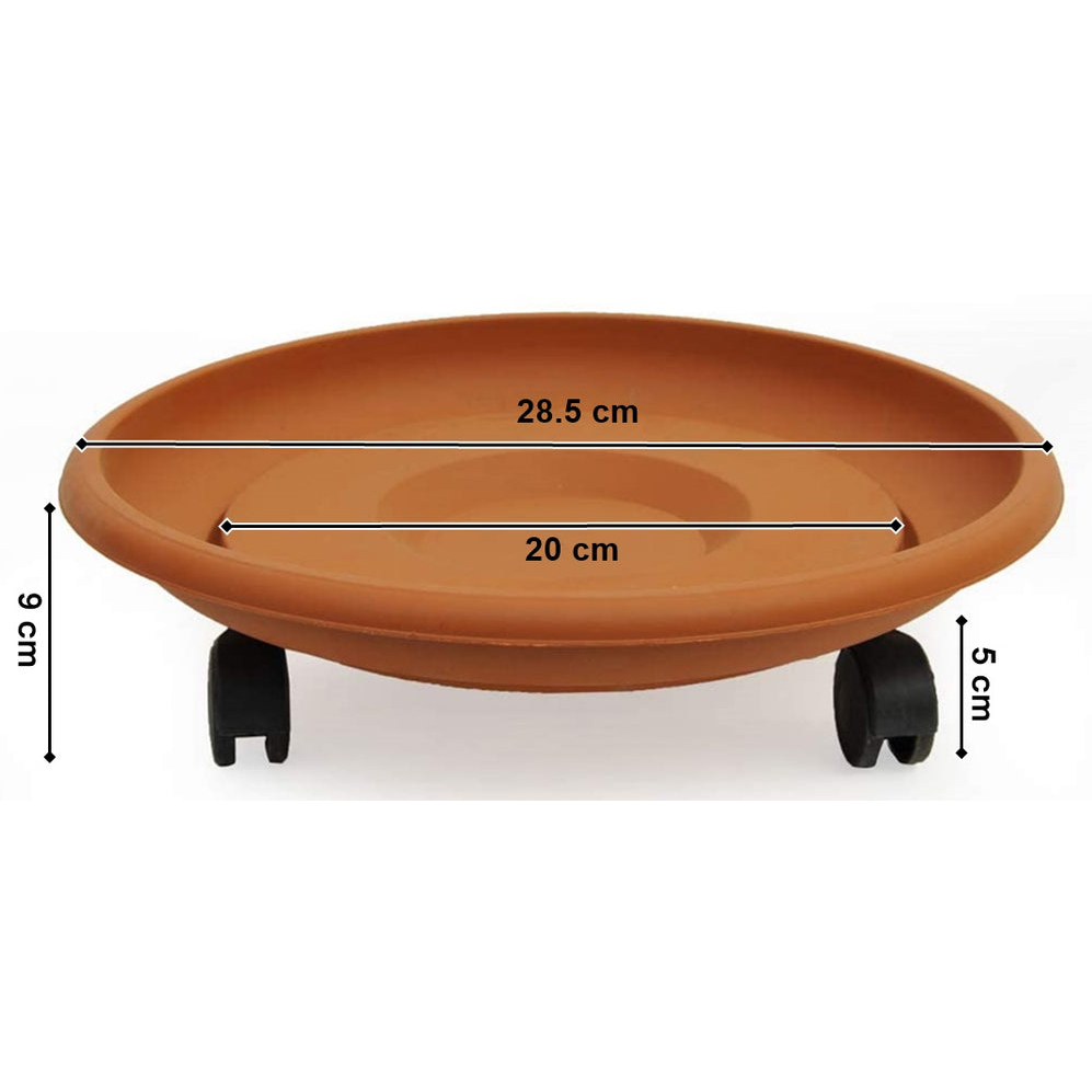 29 CM Çap Tekerlekli Damacana ve Tüp Altlığı KAHVE 716873