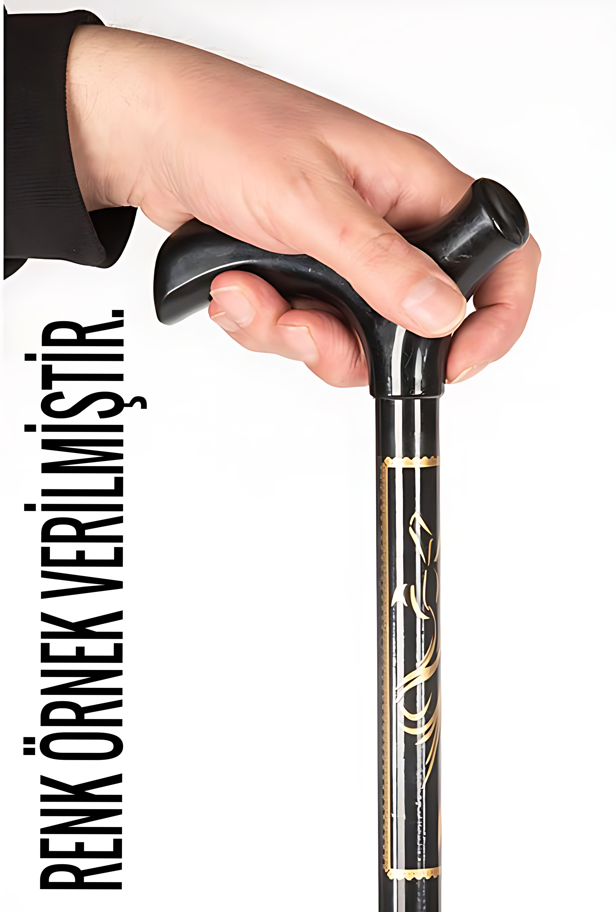 Yükseklik Ayarlanabilir BORDO Metal Baston - 7 Kademe Ayarlı Ergonomik Denge Desteği + 2 Yedek Uç 717094