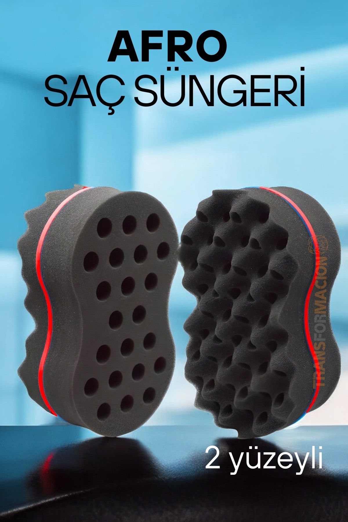  Afro Twist Saç Süngeri Kıvırcık Afro Saç Süngeri 717126