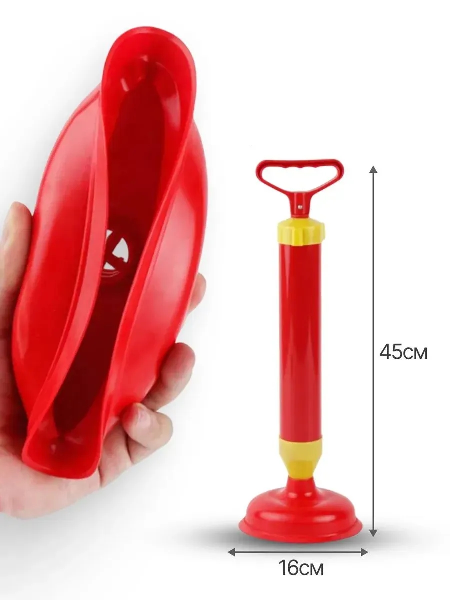 Pistonlu Lüks Klozet Açma Pompası ve Profesyonel Lavabo Gider Açıcı Set 717213