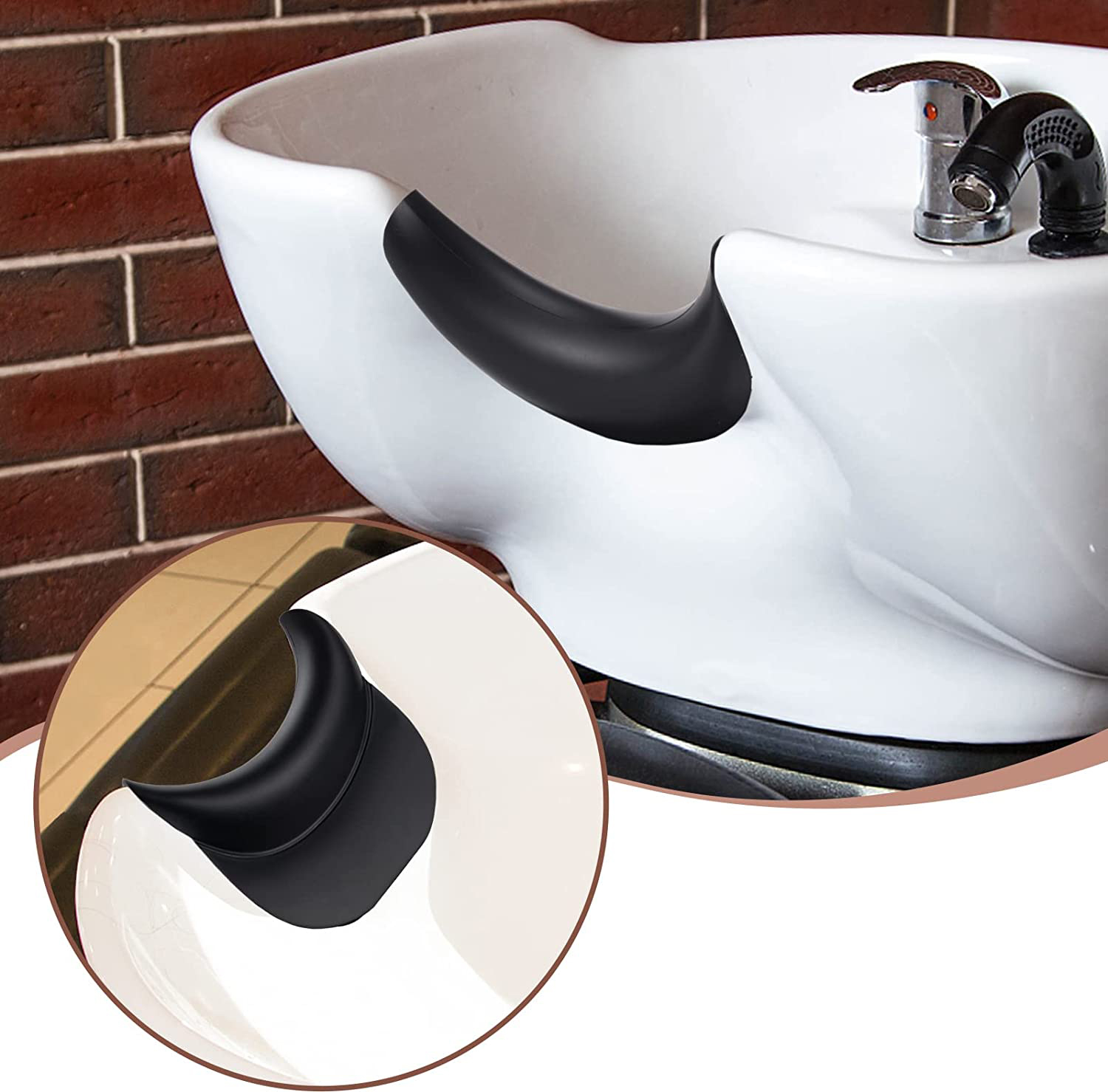 Kuaför Boyun Desteği Yastığı Profesyonel Salon Boyun Yastığı Silikon Jel 717477