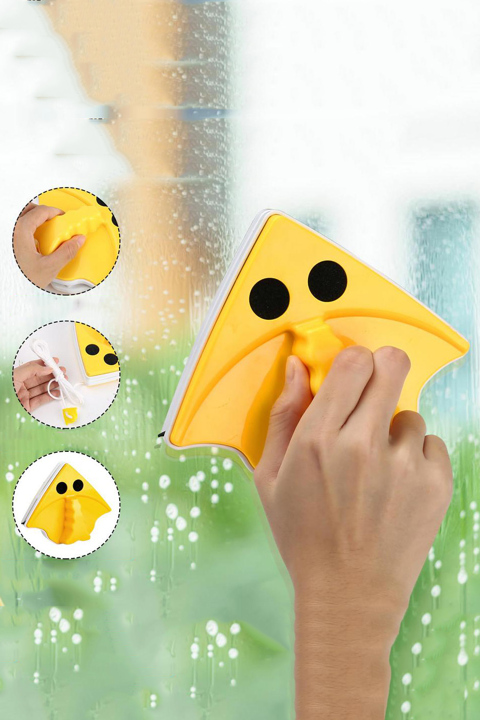 Mıknatıslı Çift Taraflı Cam Temizleyici 717567