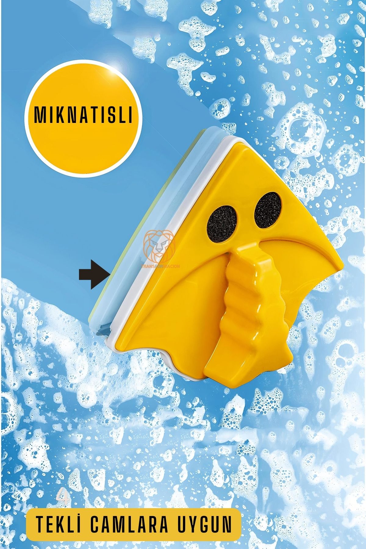 Mıknatıslı Çift Taraflı Cam Temizleyici 717567