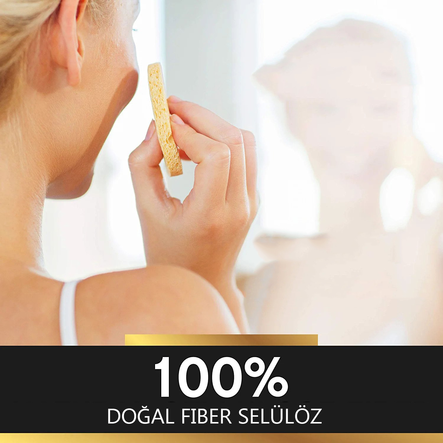 TransForMacion Doğal Selülöz Yüz Yıkama Cilt Temizlik Süngeri 4 ADET	 717893