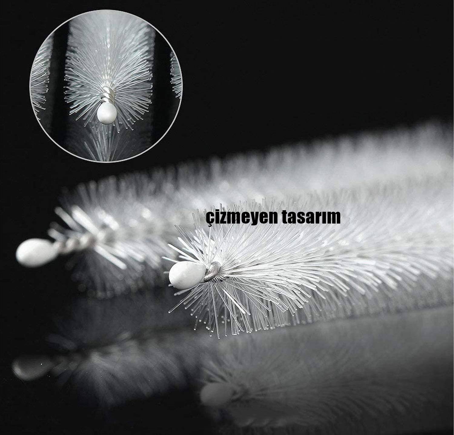 2 Adet Pipet Emzik Çaydanlık Temizleyici Fırça 718031