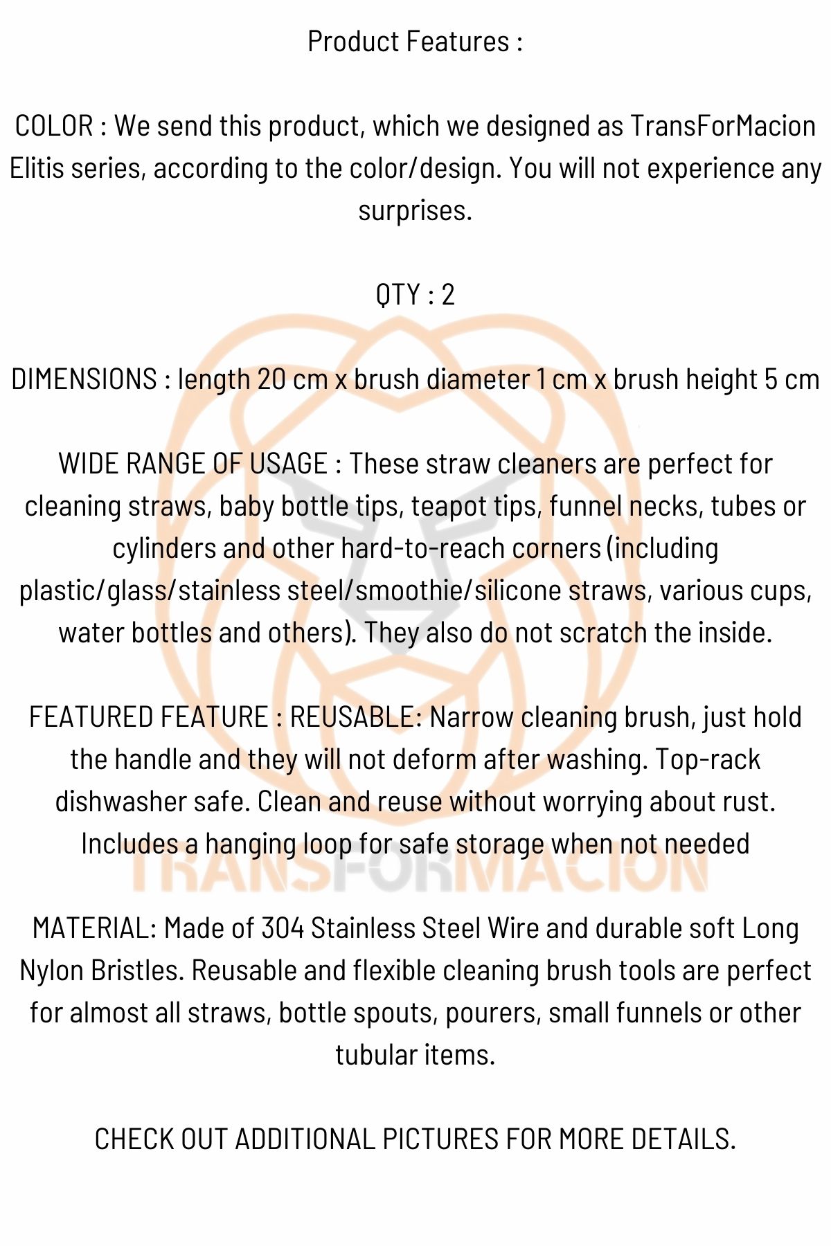 2 Adet Pipet Emzik Çaydanlık Temizleyici Fırça 718031