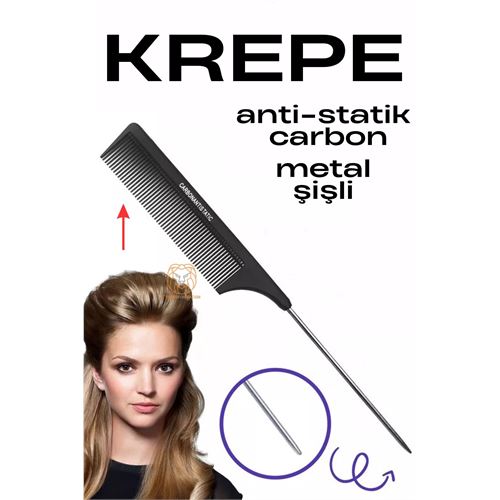 TransForMacion Krepe Tarağı Metal Şişli Absolute Profesyonel 718184
