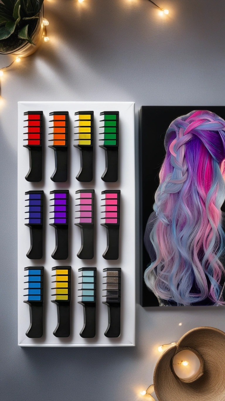 TransForMacion 12 Renk Hızlı Saç Boyayıcı Tebeşir  Geçici 718213