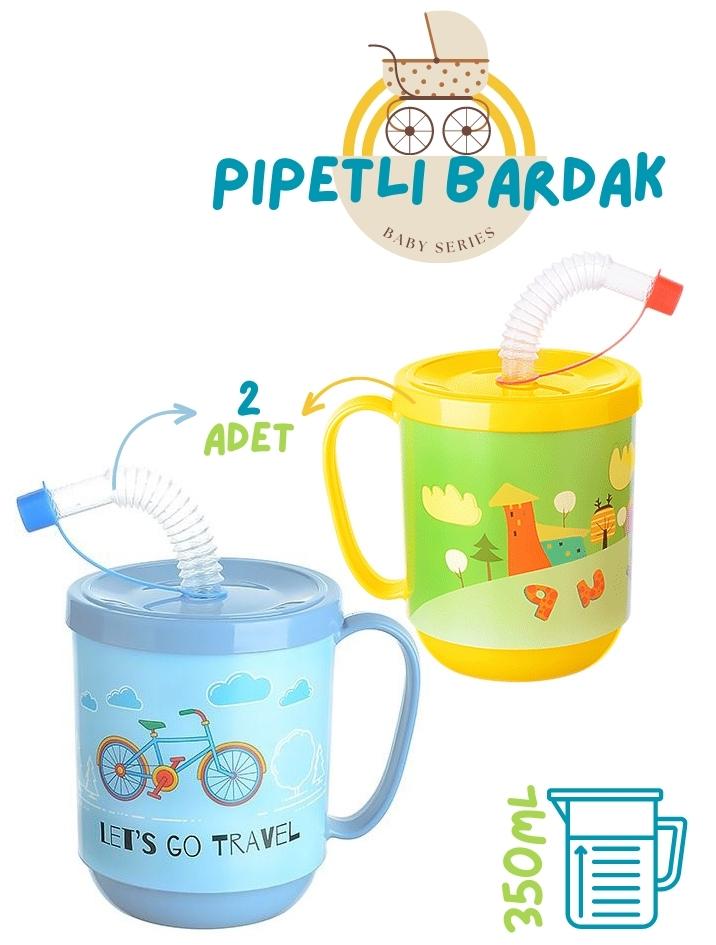 Pipetli Bardak 2 li Momma Design 718281