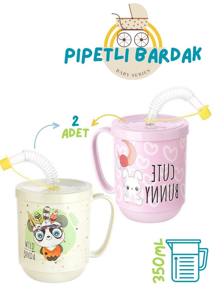 Pipetli Bardak 2 li Momma Design 718282