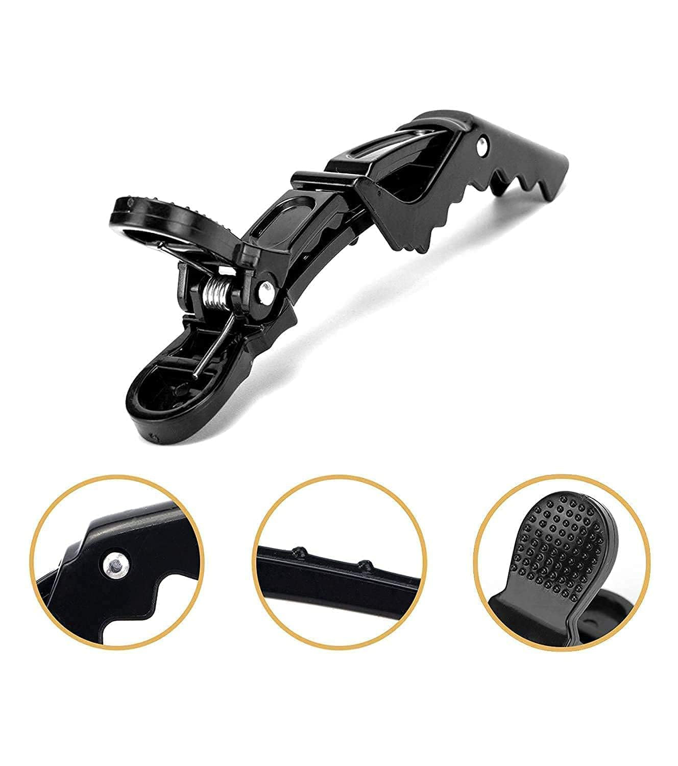 Saç Pensi Saç Klipsi 5 Adet Crocodile Design 718284