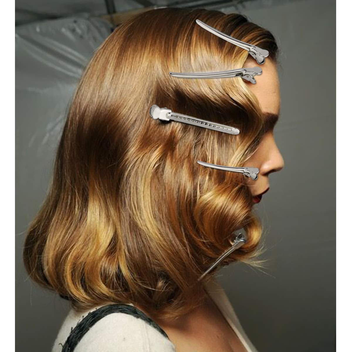 Saç Klipsi Metal Toka 12 Adet Absolute Design	 718288