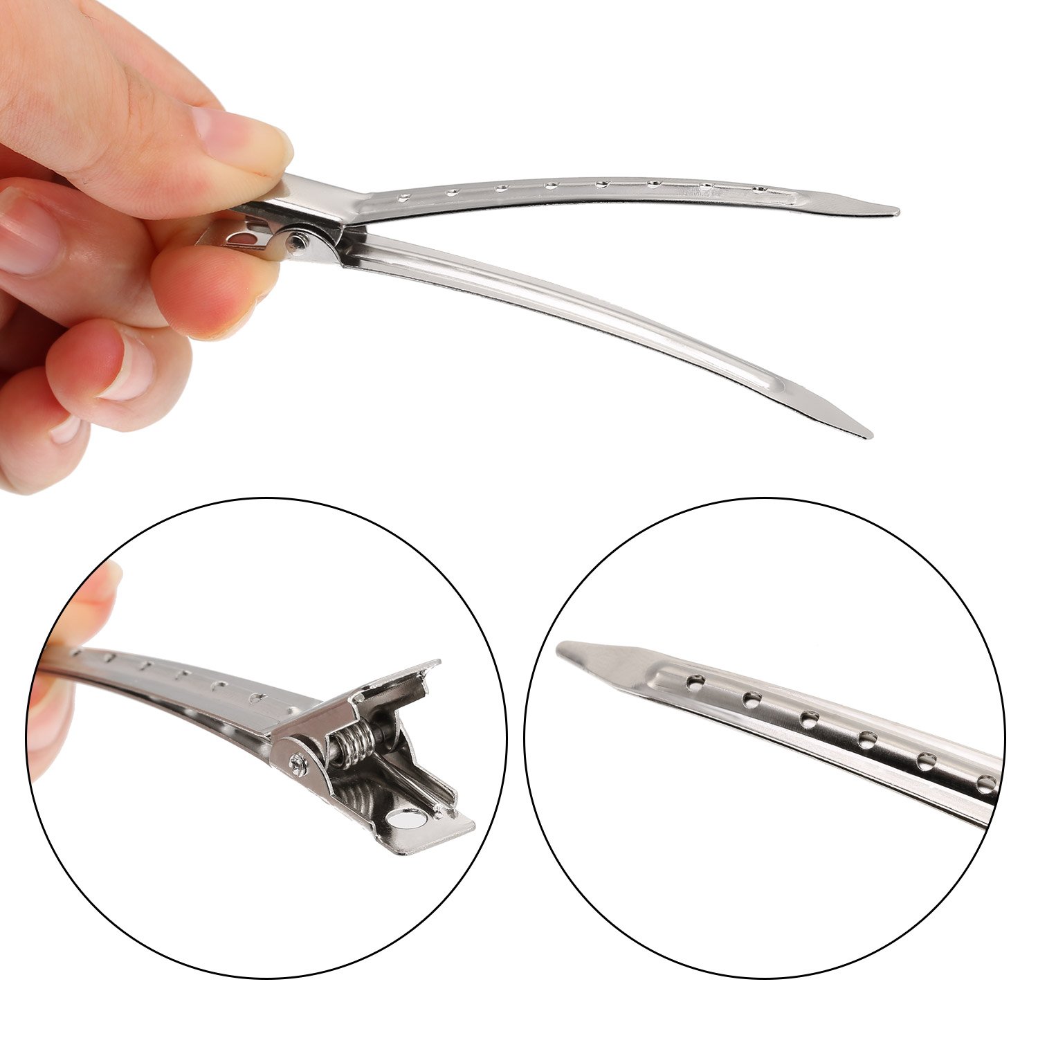 Saç Klipsi Metal Toka 12 Adet Absolute Design	 718288