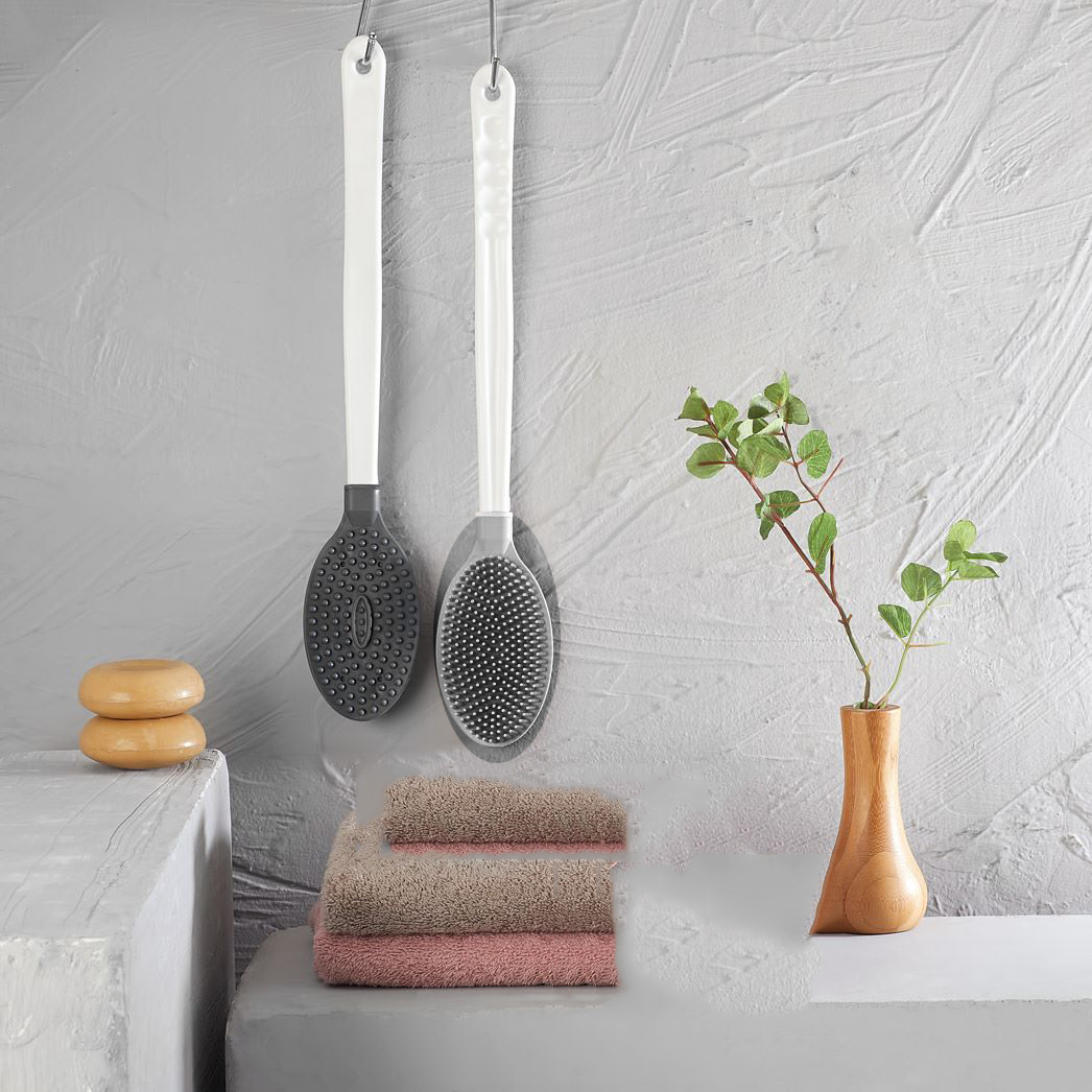 Banyo Sırt Fırçası Silikon Nuage Design GRİ 718314