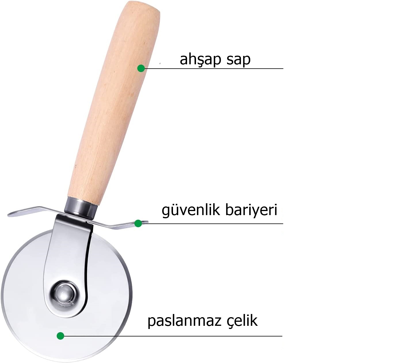 TransForMacion Hamur ve Pizza Kesici Çelik Imbottiti Design 718366