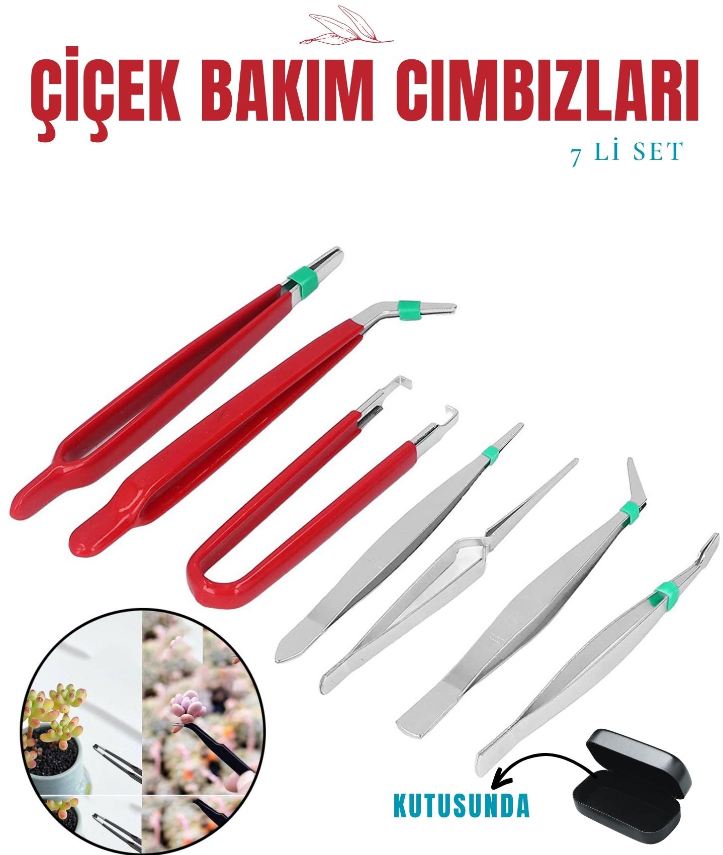Çiçek Bakım Kutulu Cımbız Seti 715723