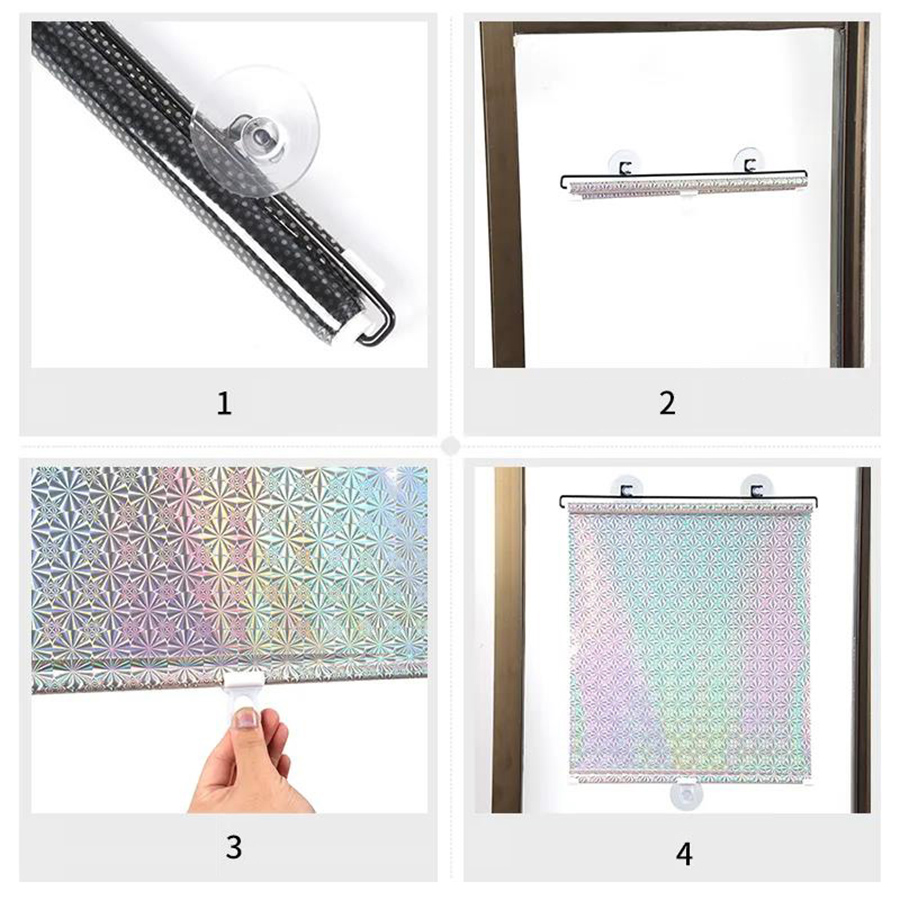 Stor Perde Reflektiv Manila Design 718413