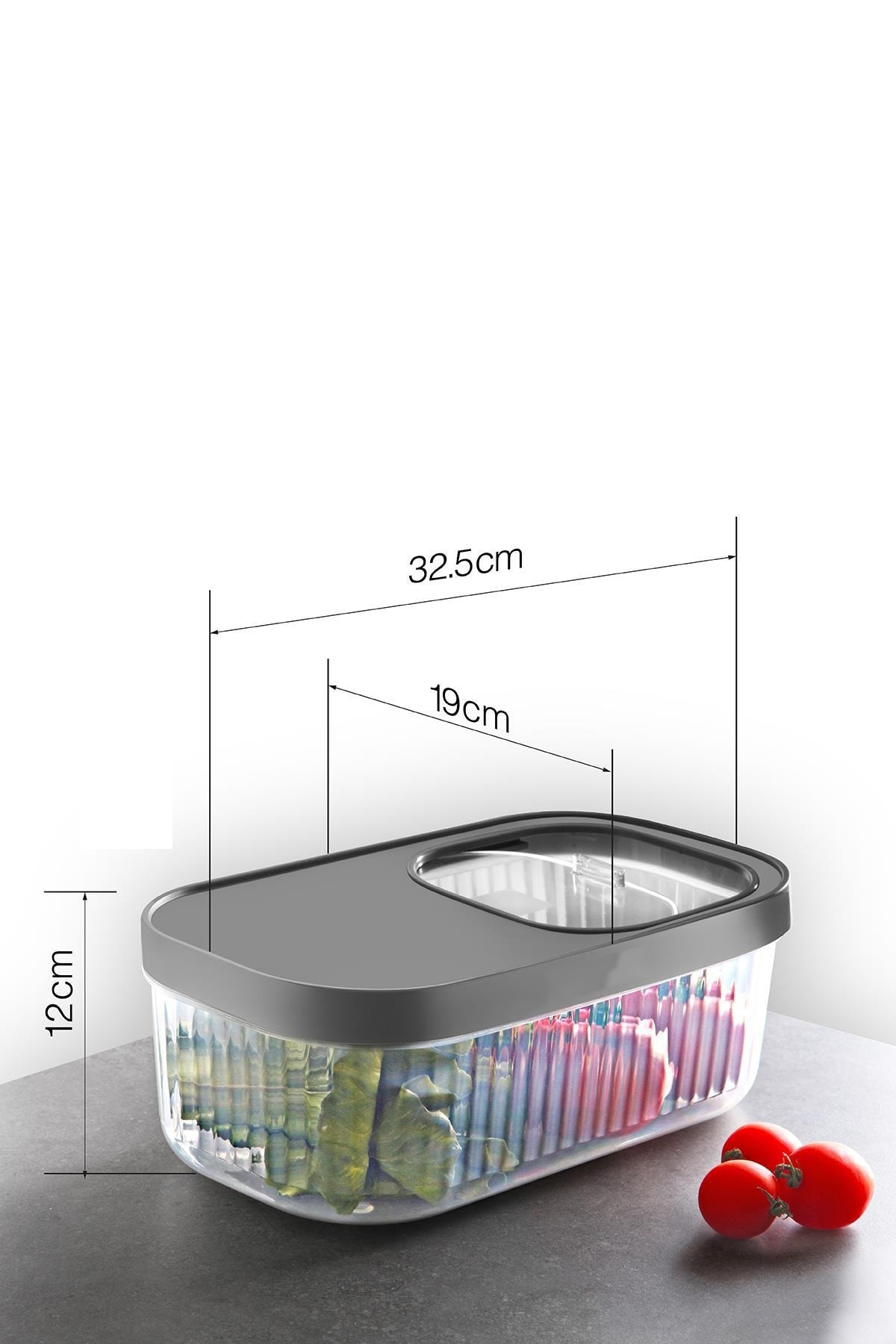 TransForMacion MultiBox Erzak Bakliyat Kutusu Sürgülü Kapak 5 Litre 4 ADET 718470