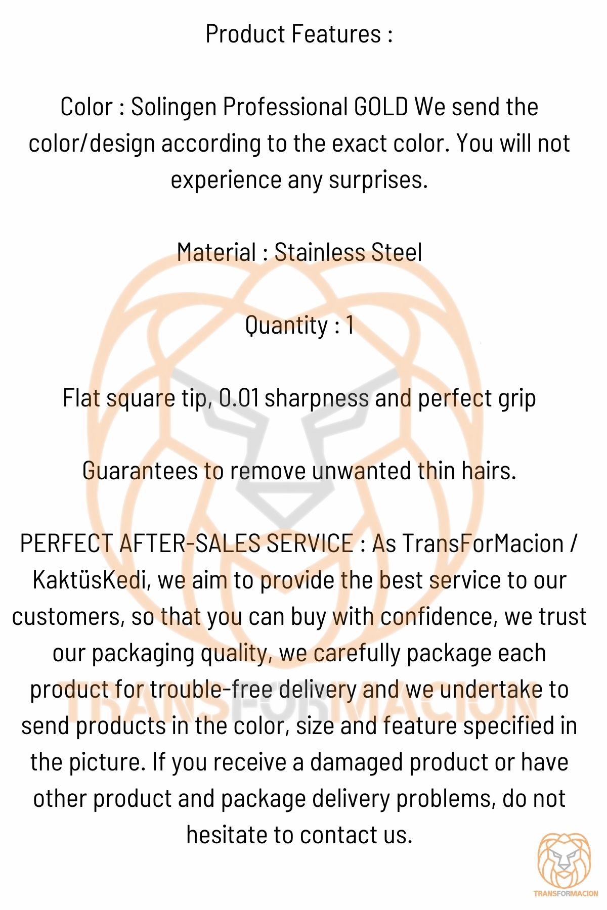 TransForMacion Cımbız Paslanmaz Çelik Solingen Professional 718477