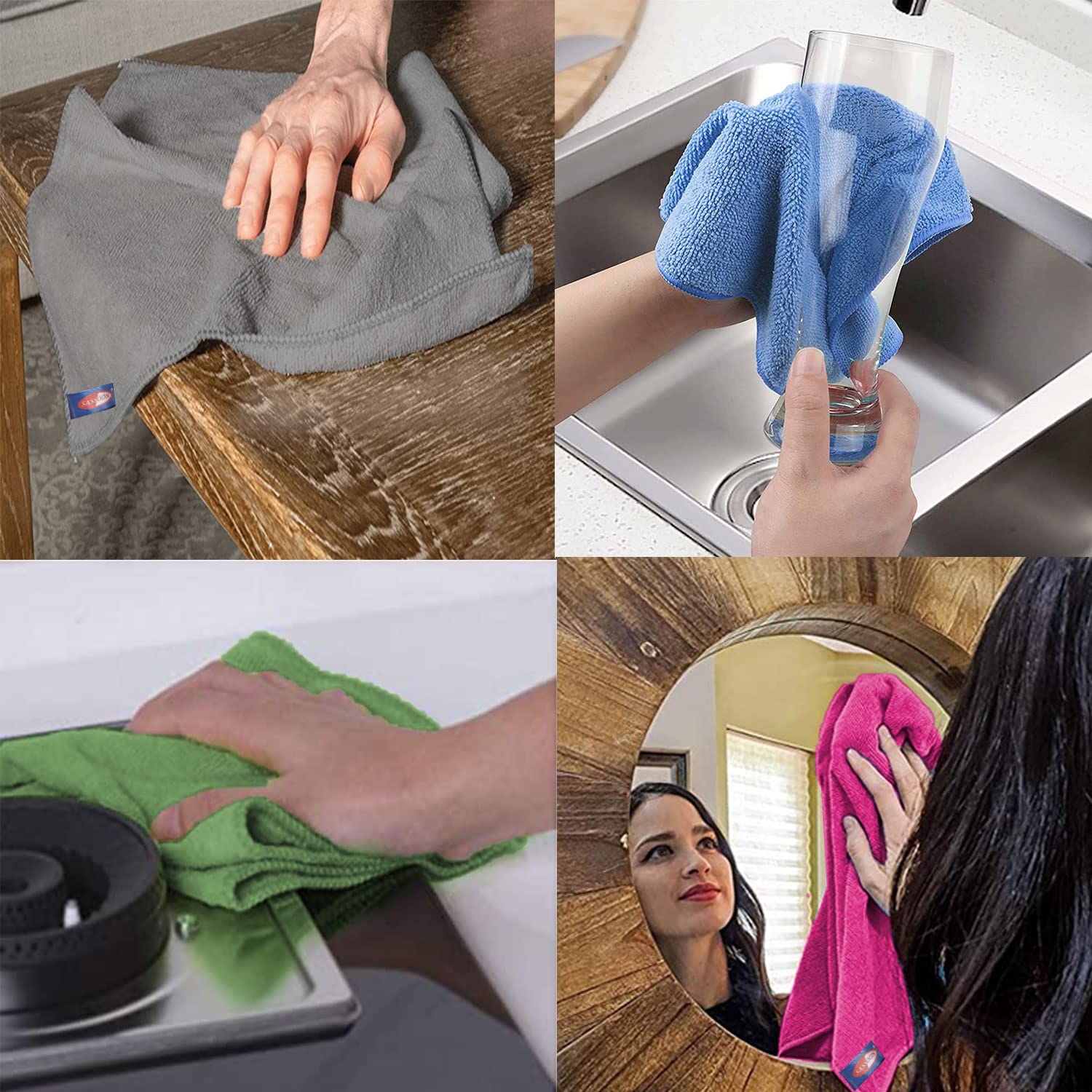 TransForMacion MicroFiber Temizlik Bezi 12 ADET Towel Design 718546