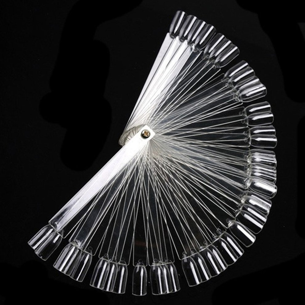 Protez Tırnak Sunum Kartelası ŞEFFAF 100 LÜ 718553