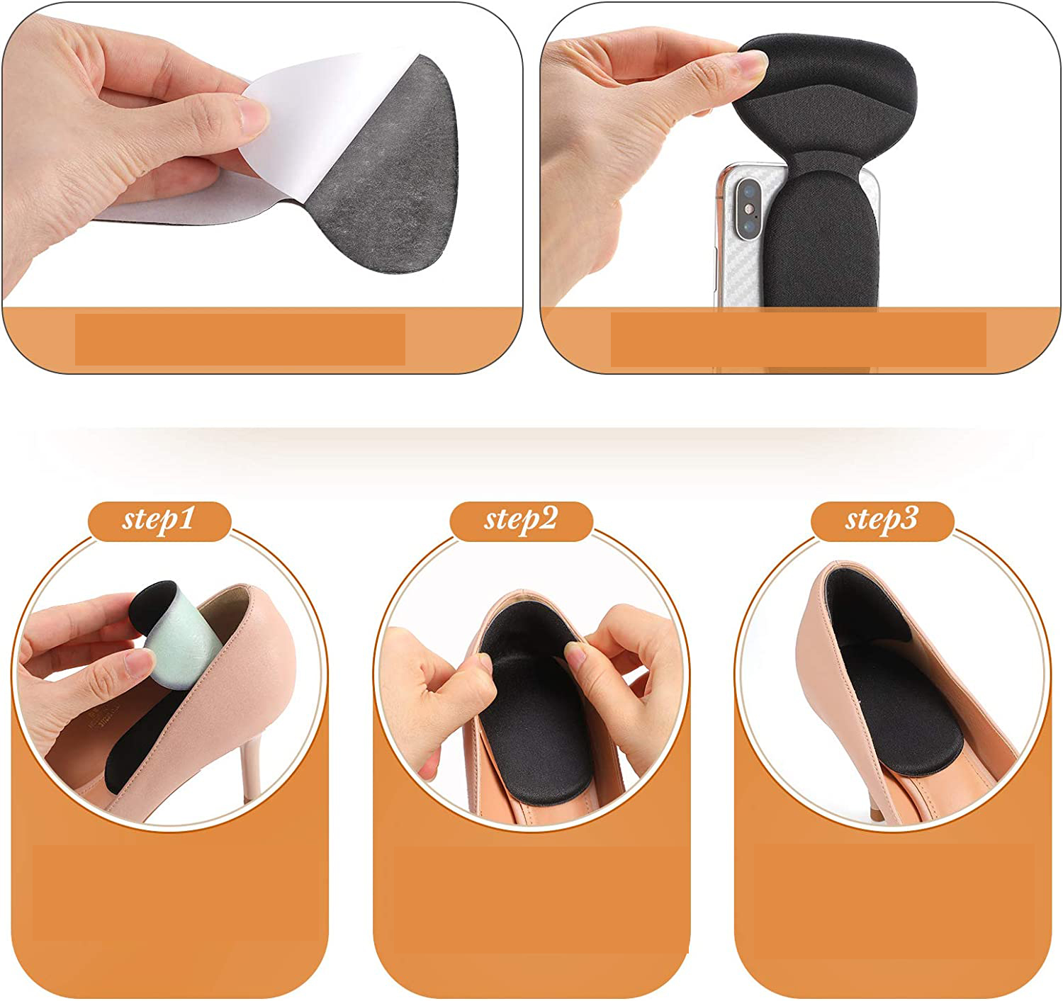 Topuklu Ayakkabı Vurma Önleyici Daraltıcı Yumuşak Ped 4 lü Set 718570