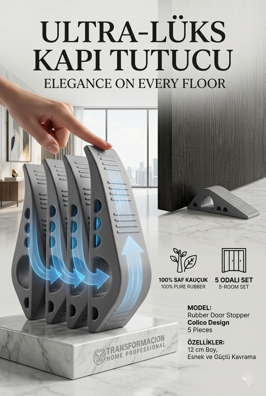 Kauçuk Kapı Stopperi Colico Design 5 Adet 718574