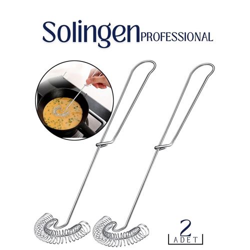 TransForMacion Çelik Spiral Çırpıcı 2 ADET Solingen Professional 718583