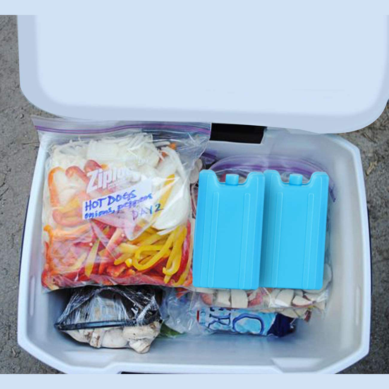 Buz Aküsü Buz Kasedi Soğutucu Kasedi Piknik Kamp Buz Aküsü 5'li 718597